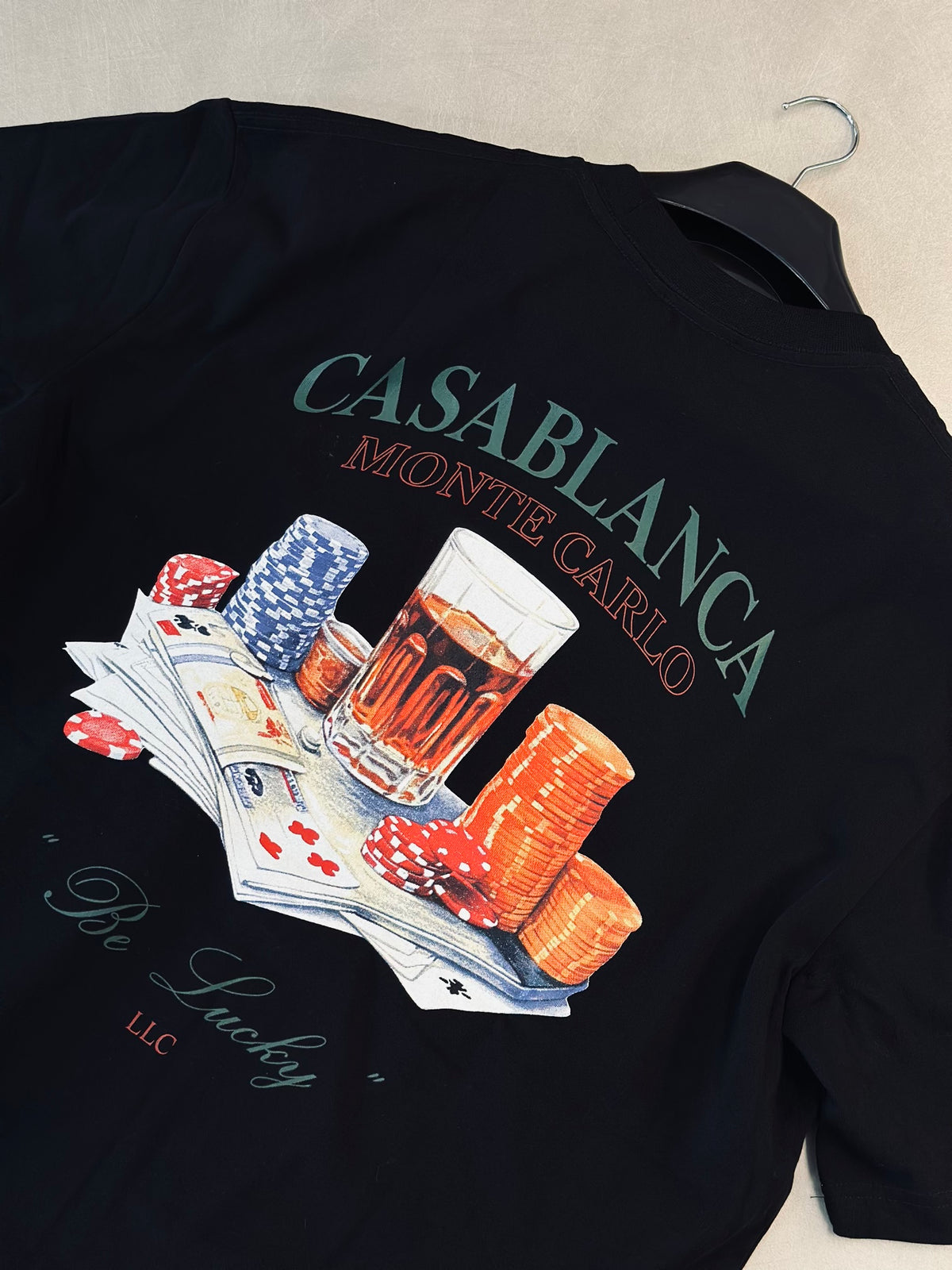 CAMISETA OVERSIZE CAS NEGRA MONTECARLO