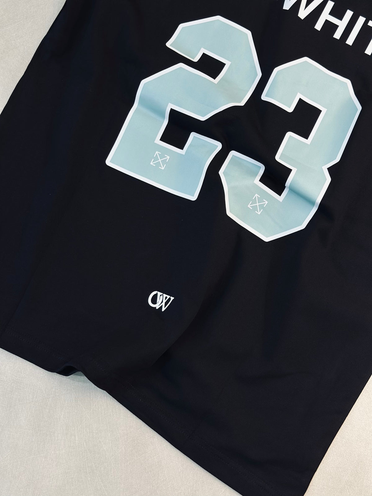 CAMISETA OVERSIZE OFF NEGRA 23 AZUL 2013
