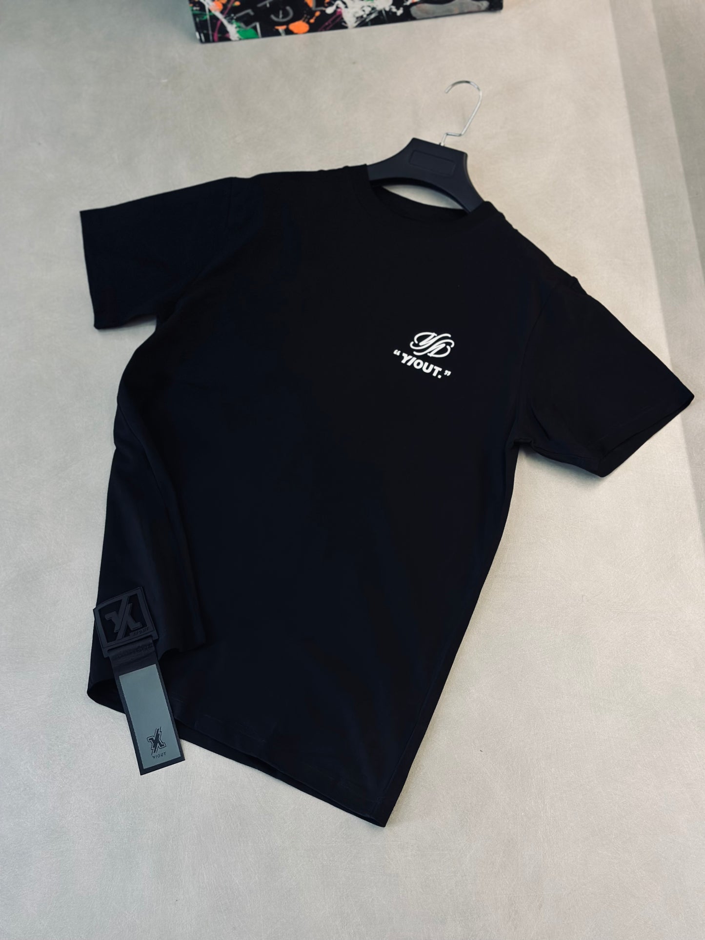CAMISETA SLIM YOU NEGRA YY 3D