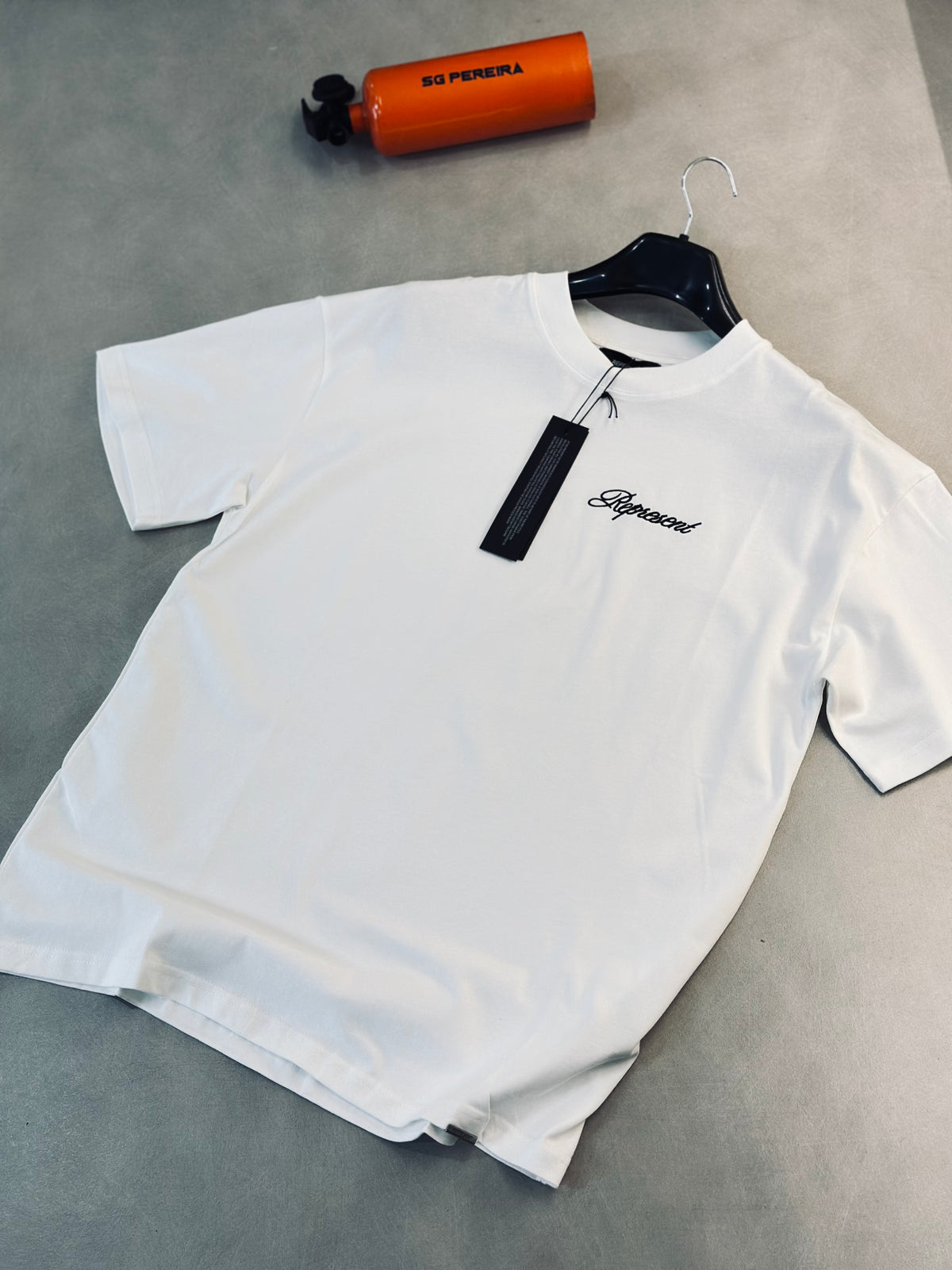 CAMISETA OVERSIZE REP BLANCA TEJIDO REP