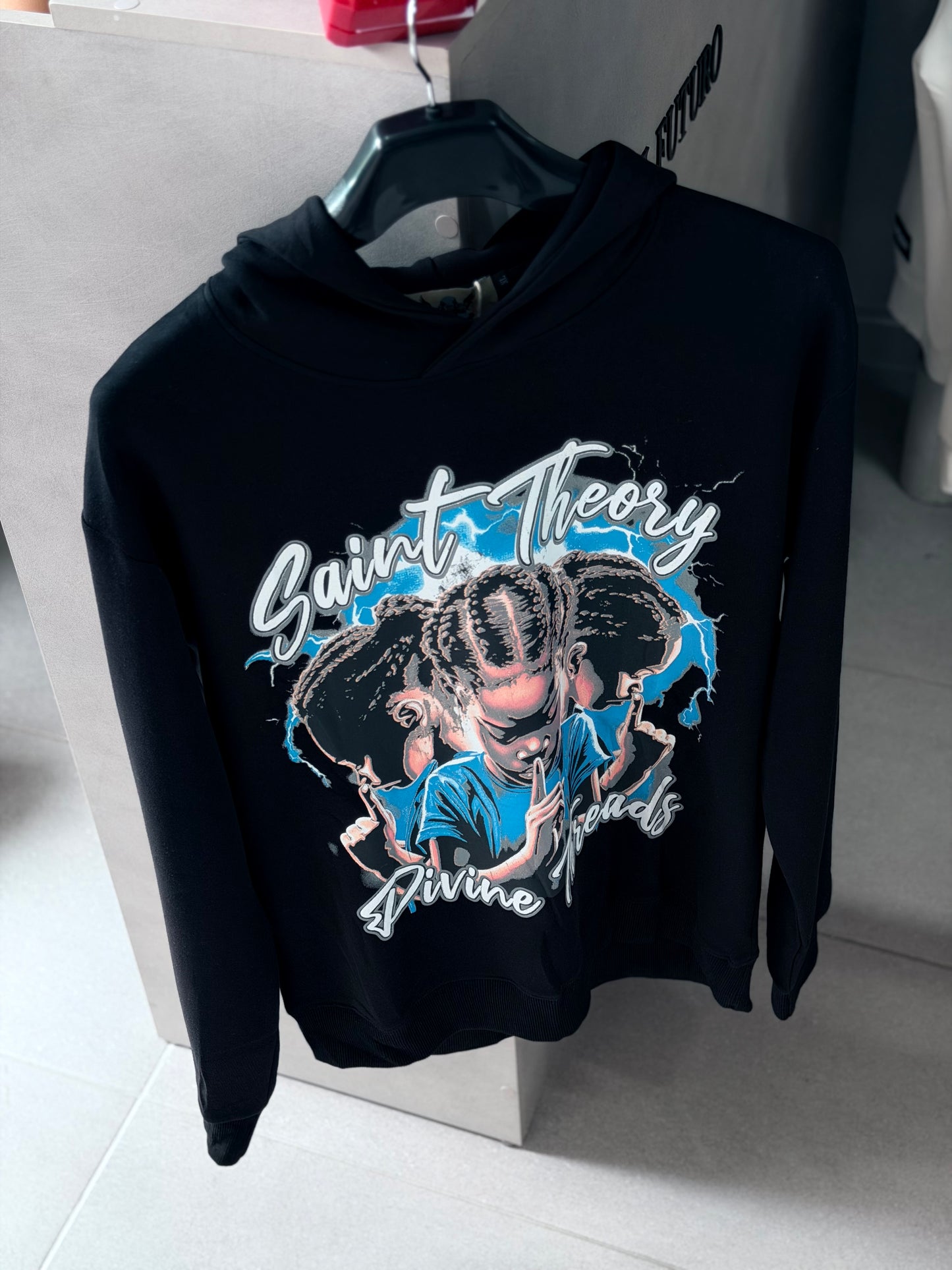HOODIE SAI NEGRO NIÑO SILENCIO