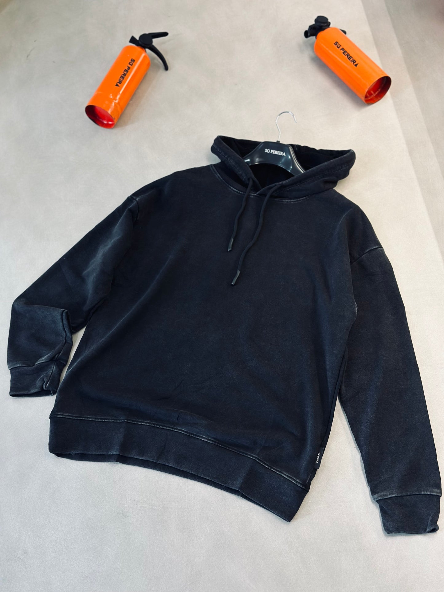 HOODIE UND GRIS VINTAGE TEJIDO UND GRIS