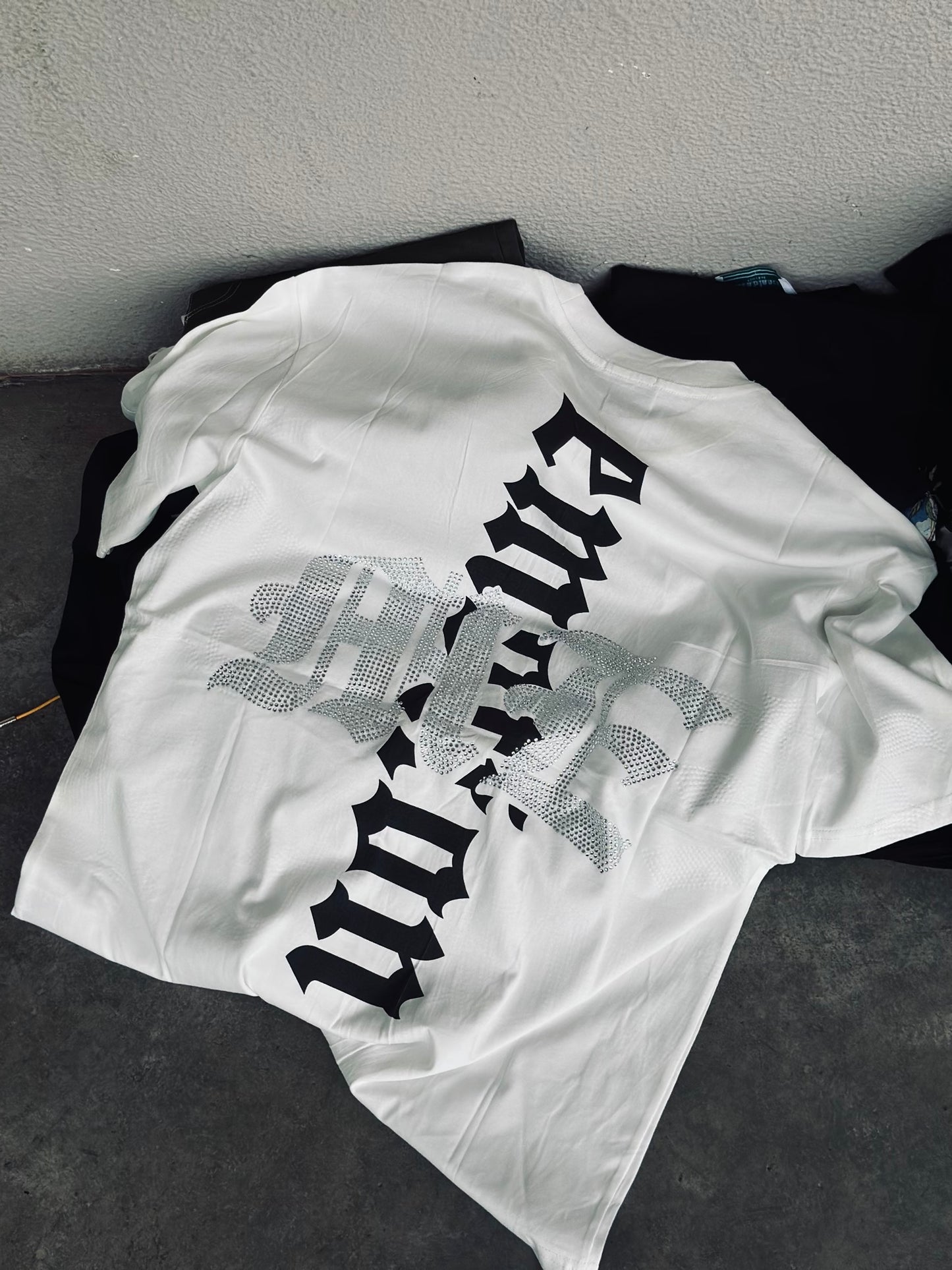 CAMISETA OVERSIZE MIX BLANCA OVNI