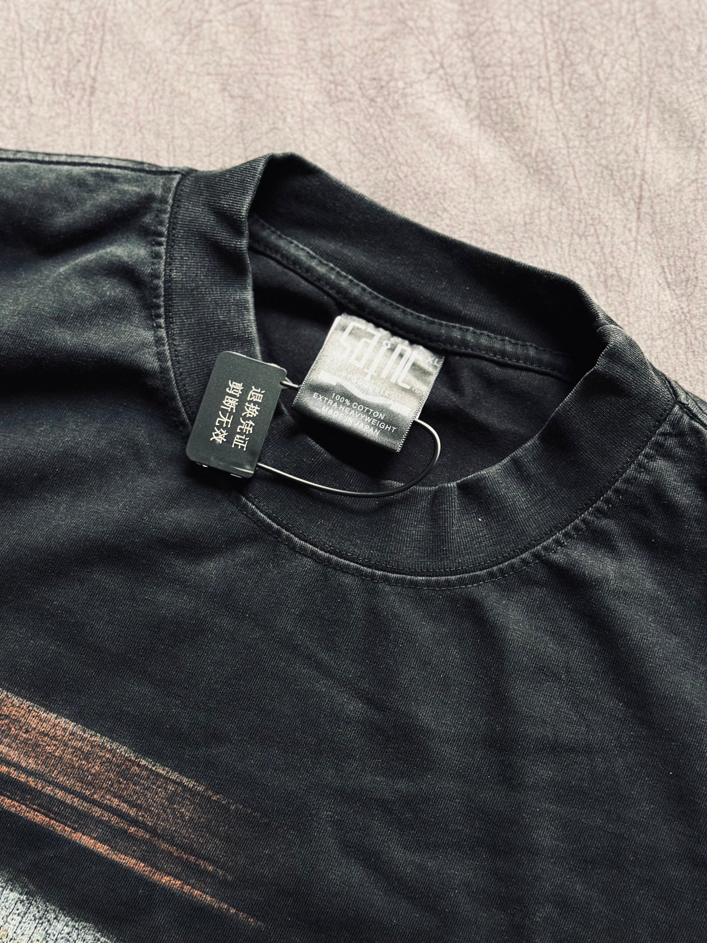 CAMISETA OVERSIZE SAI GRIS 2PAC ROSTRO