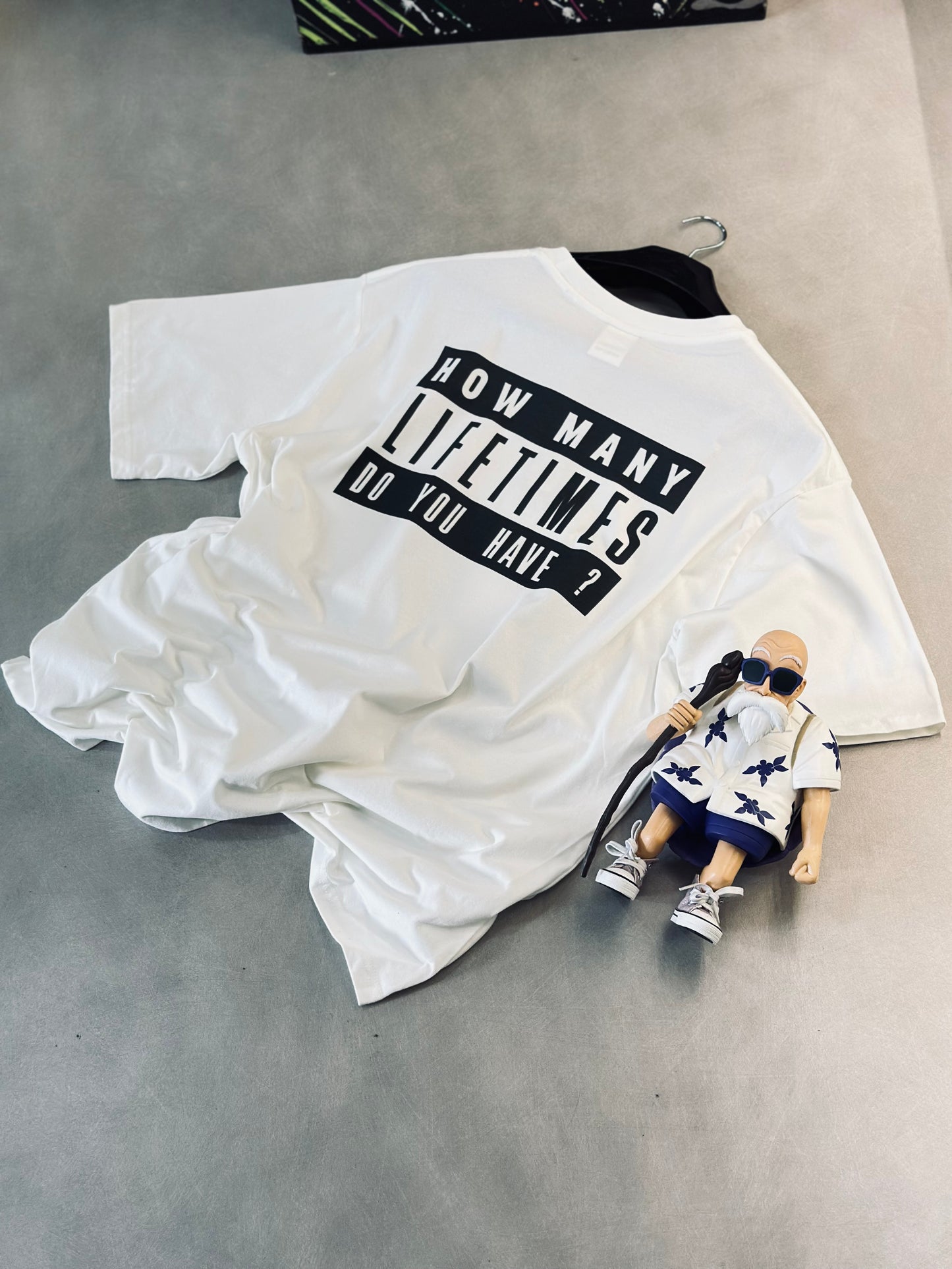 CAMISETA OVERSIZE SAIN BLANCA LIVES CREWS