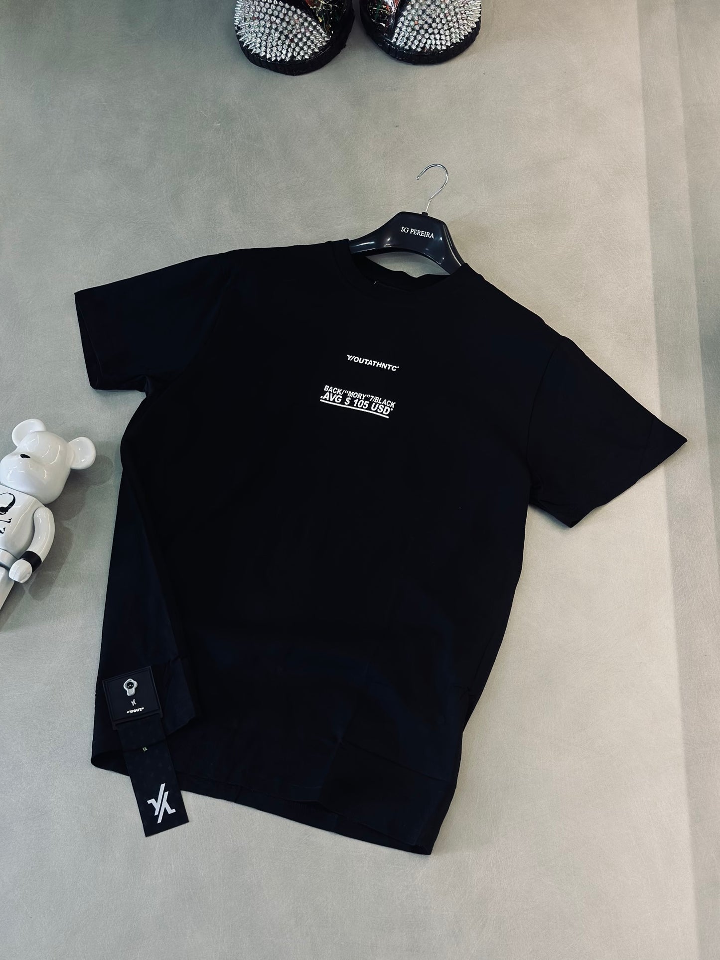 CAMISETA SLIM YOU NEGRA BACK MORY