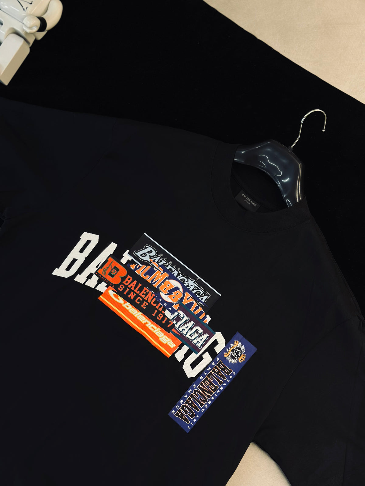CAMISETA OVERSIZE BAL NEGRA BB