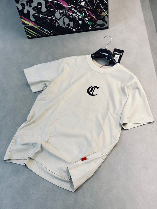 CAMISETA OVERSIZE CLE BEIGE C ANGELES CORAZON