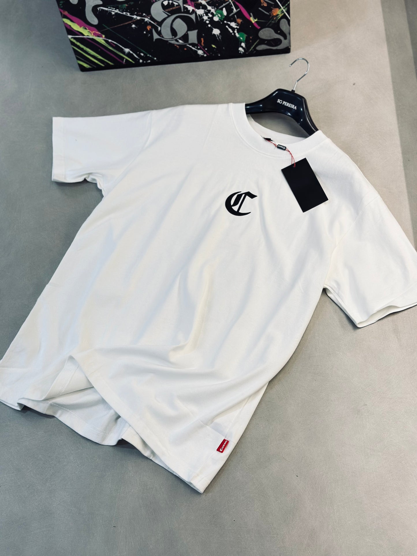 CAMISETA OVERSIZE CLE BLANCA C ANGELES CORAZON