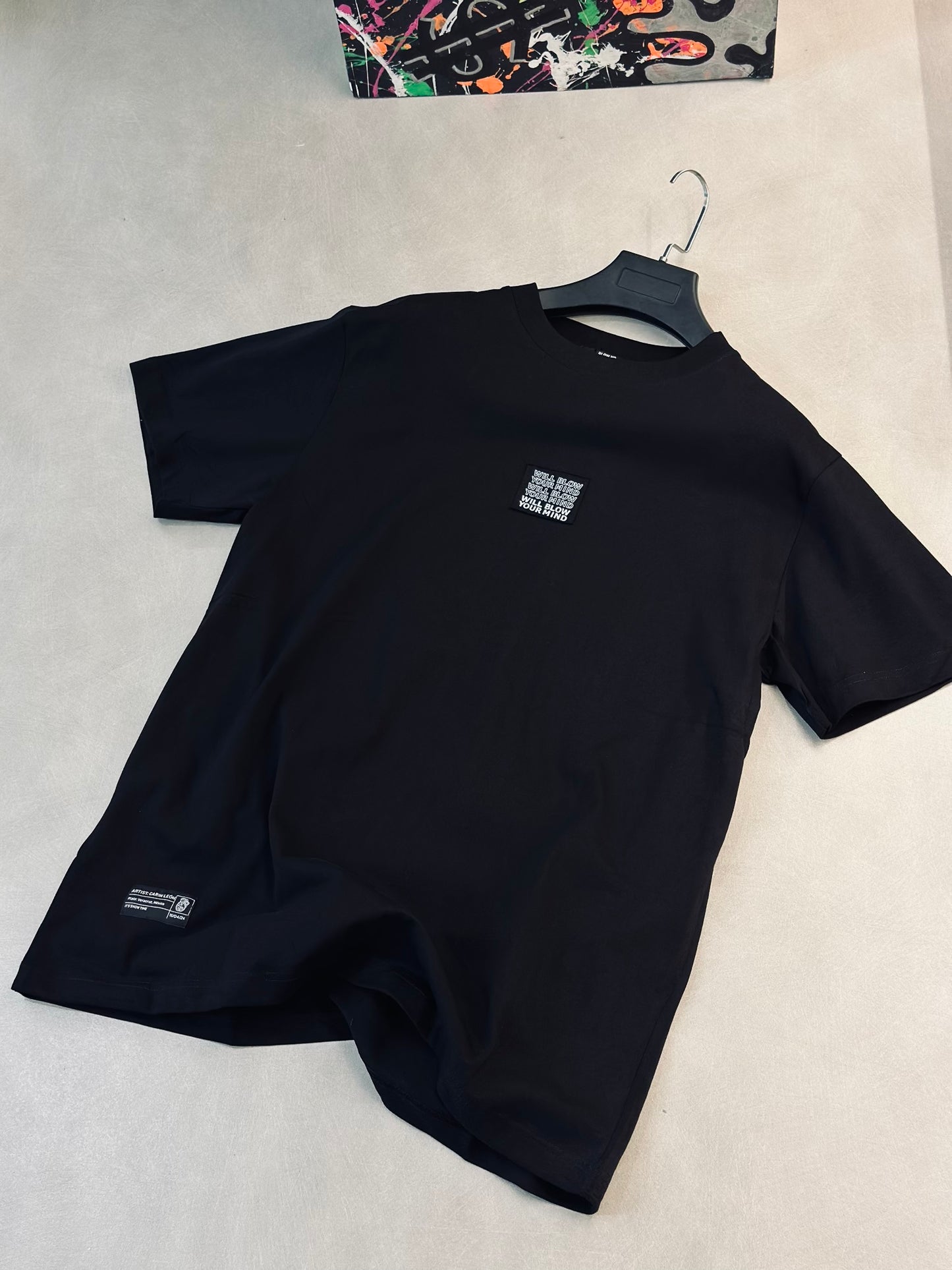 CAMISETA SLIM BLO NEGRA WILL BLOW