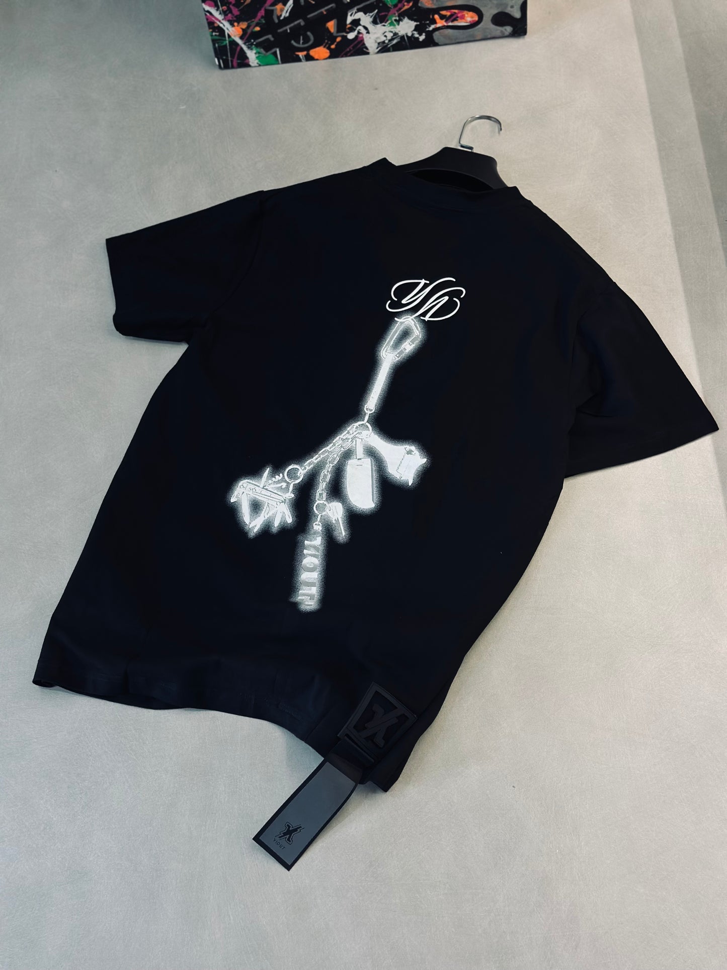 CAMISETA SLIM YOU NEGRA YY 3D