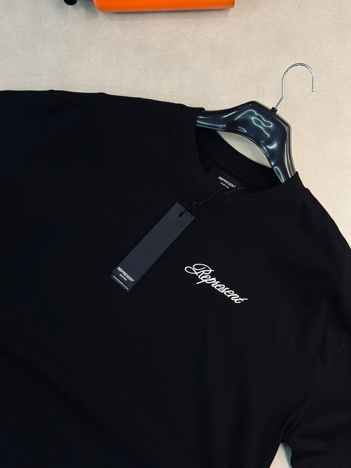 CAMISETA OVERSIZE REP NEGRA TEJIDO REP