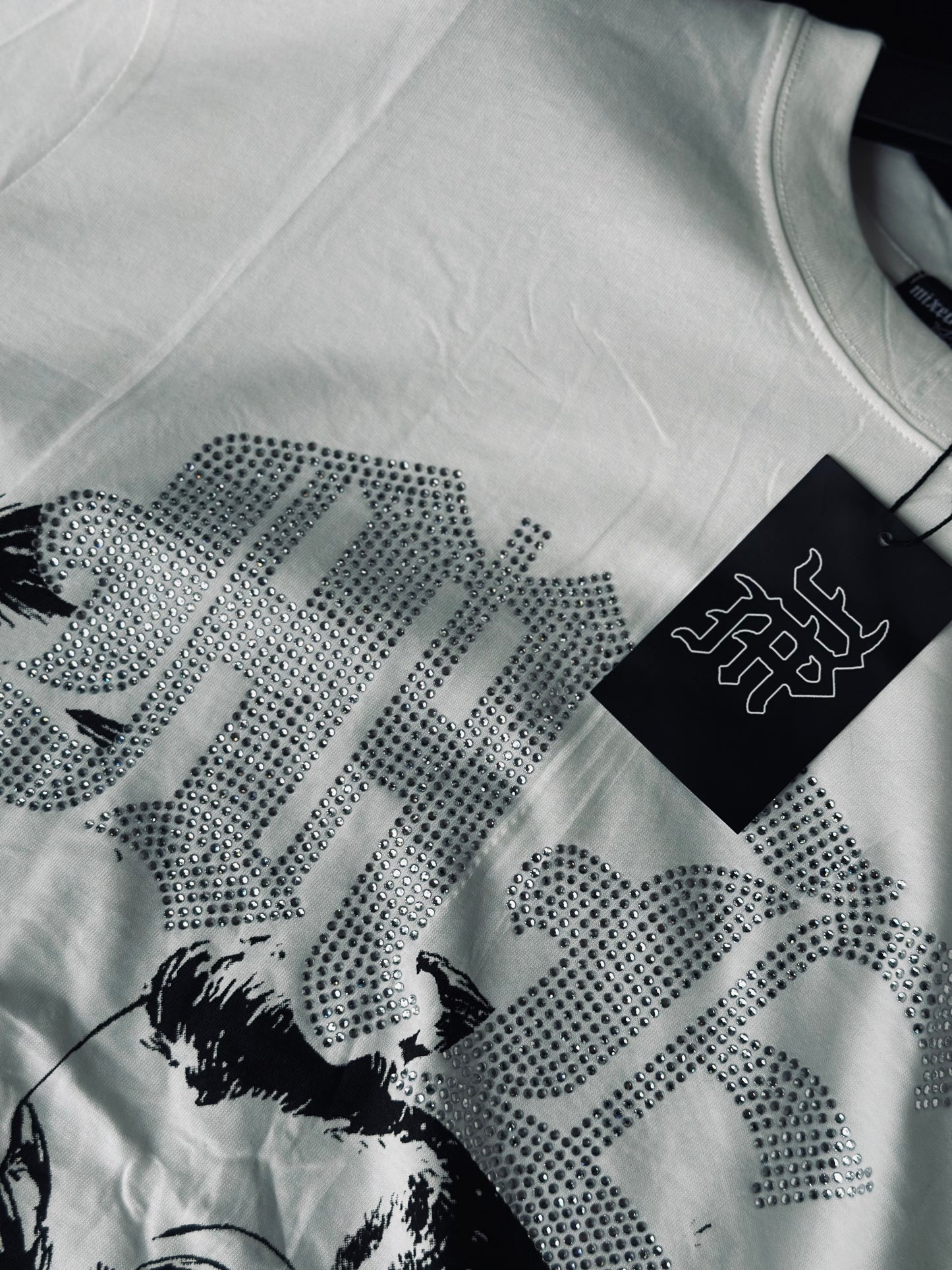 CAMISETA OVERSIZE MIX BLANCA OVNI