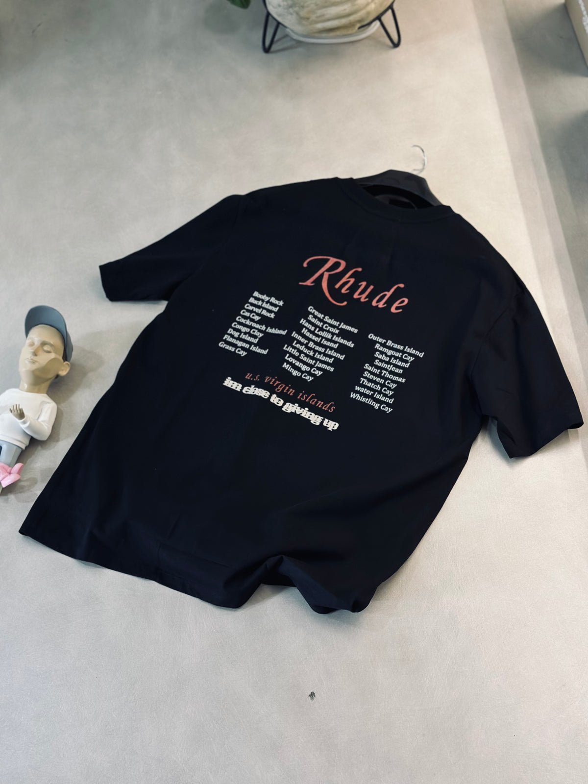 CAMISETA OVERSIZE RHU NEGRA TEAM REGATTA
