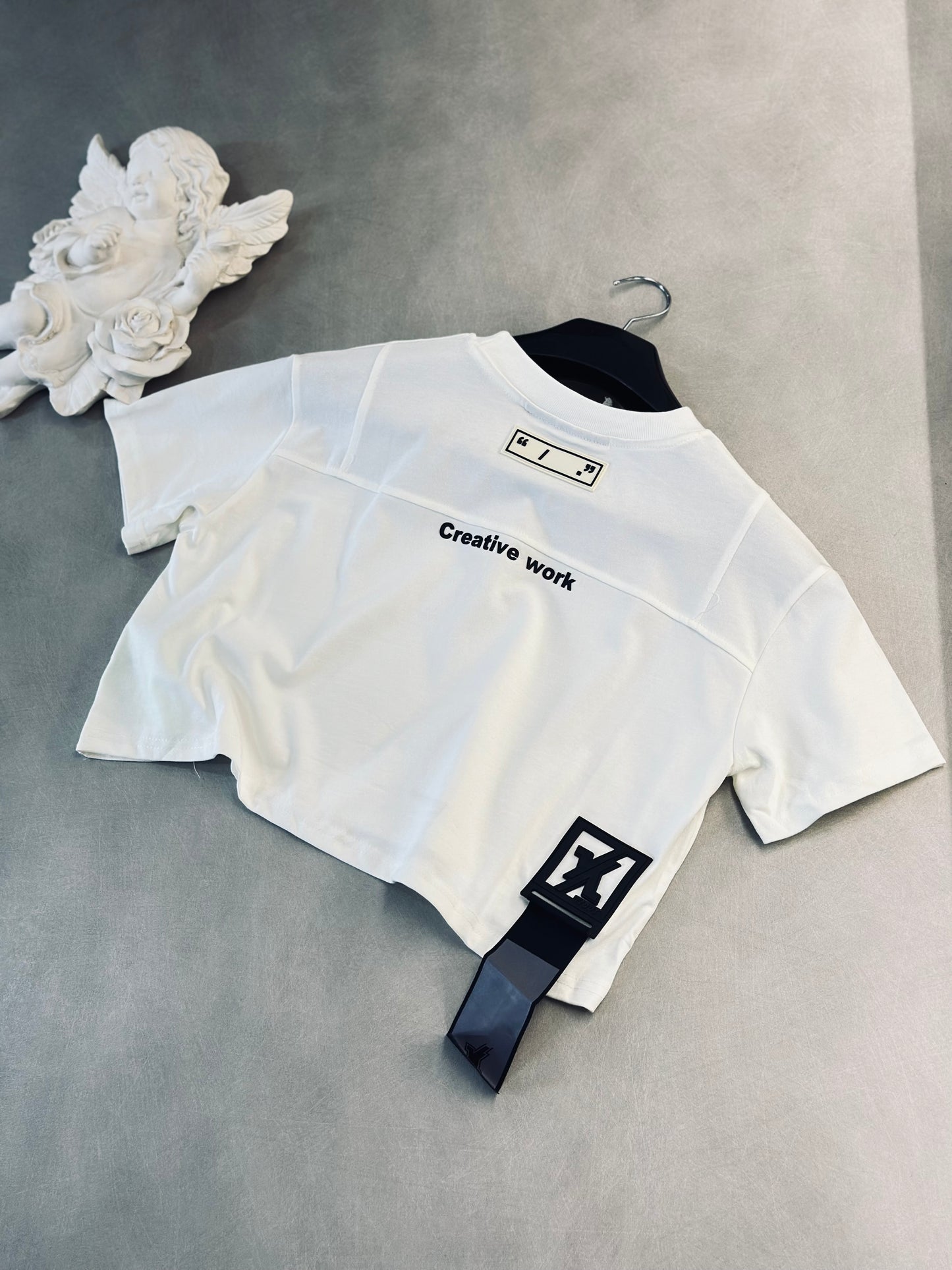 CROPTOP OVERSIZE YOU CREMA ATHNTC