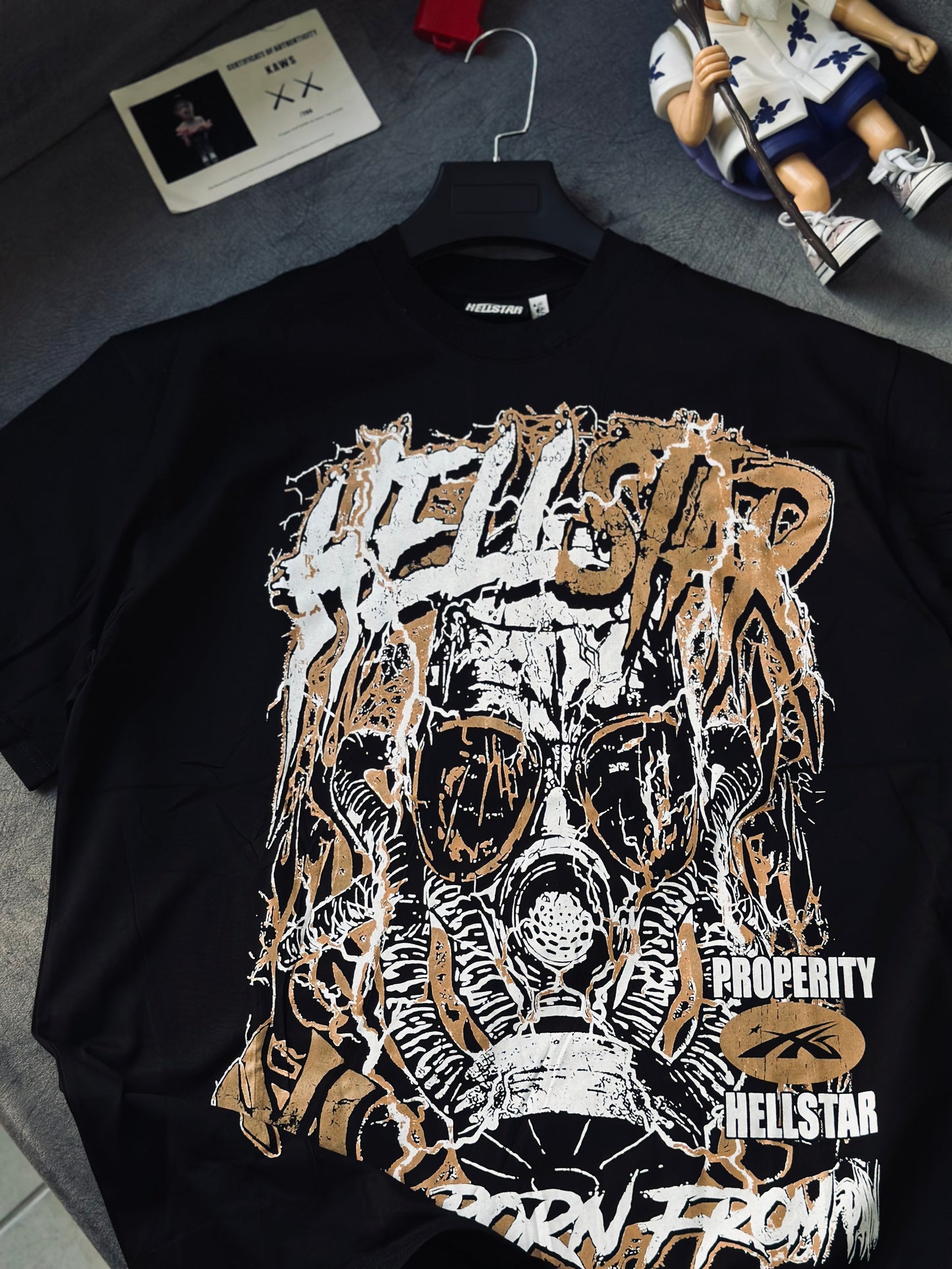CAMISETA OVERSIZE HEL NEGRA NY CAFÉ