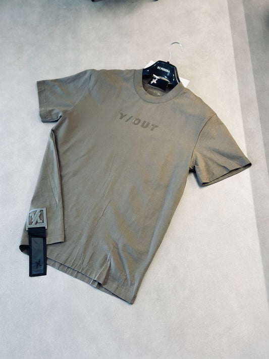 CAMISETA SLIM YOU CAFÉ YOUT FRONTAL