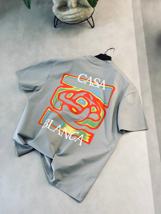 CAMISETA OVERSIZE CAS GRIS COLORES