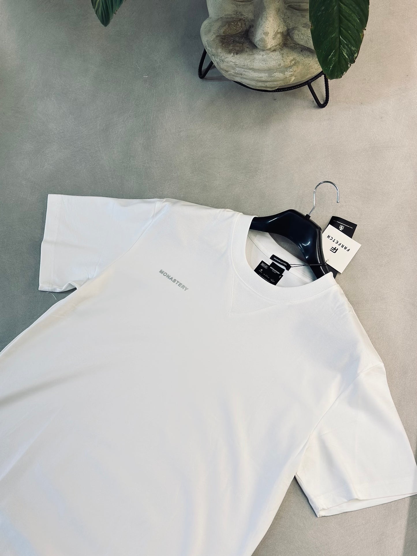 CAMISETA SLIM MON BLANCA MON GRIS CLASIC
