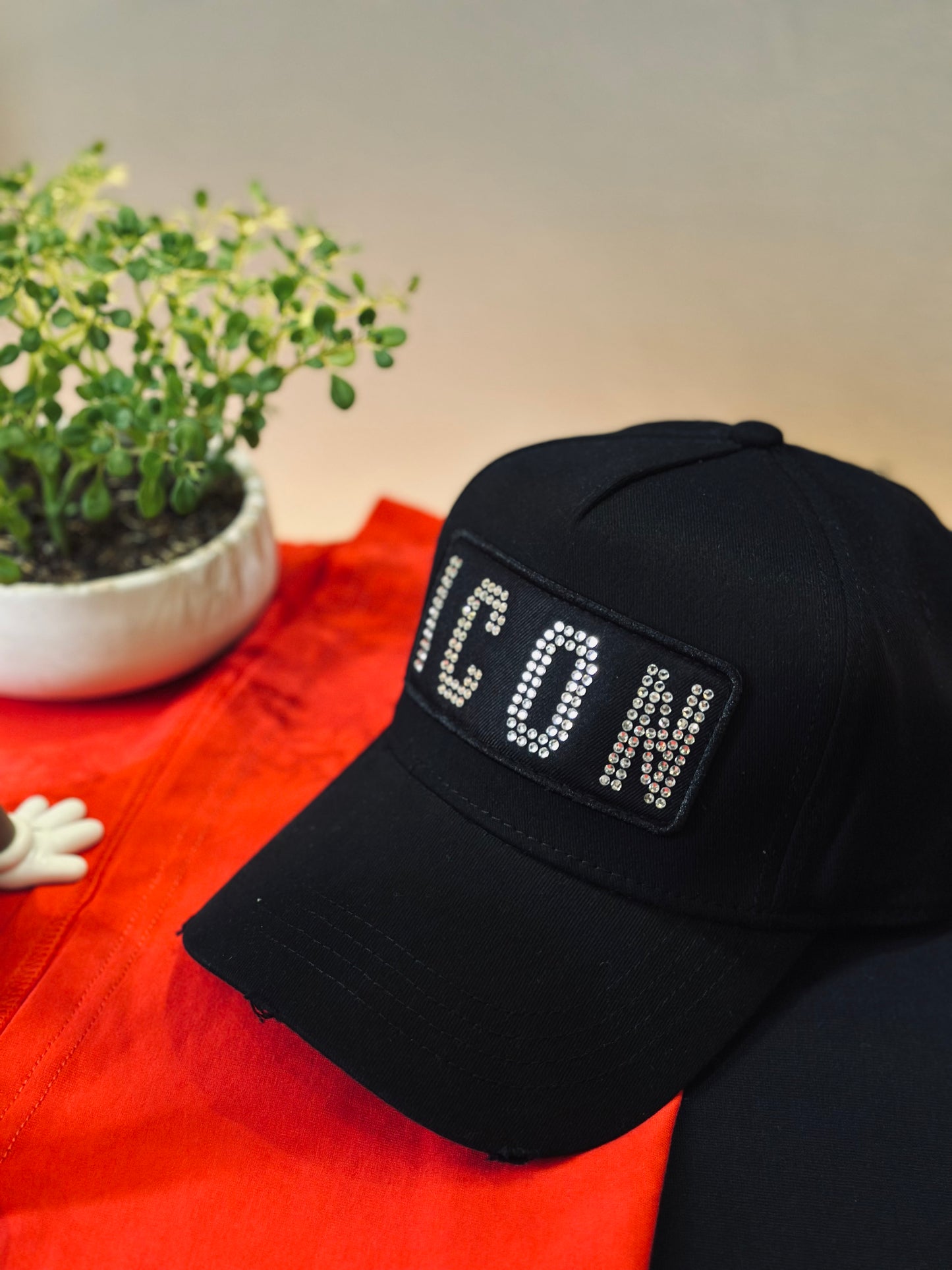GORRA PREMIUM ICO NEGRA PIEDRAS
