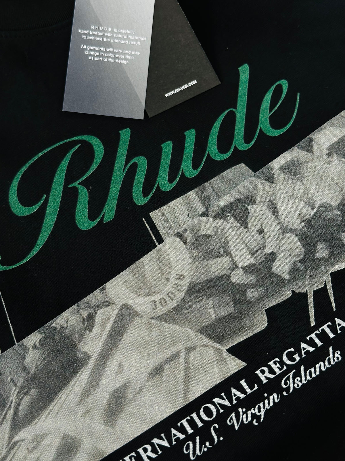 CAMISETA OVERSIZE RHU NEGRA REGATTA