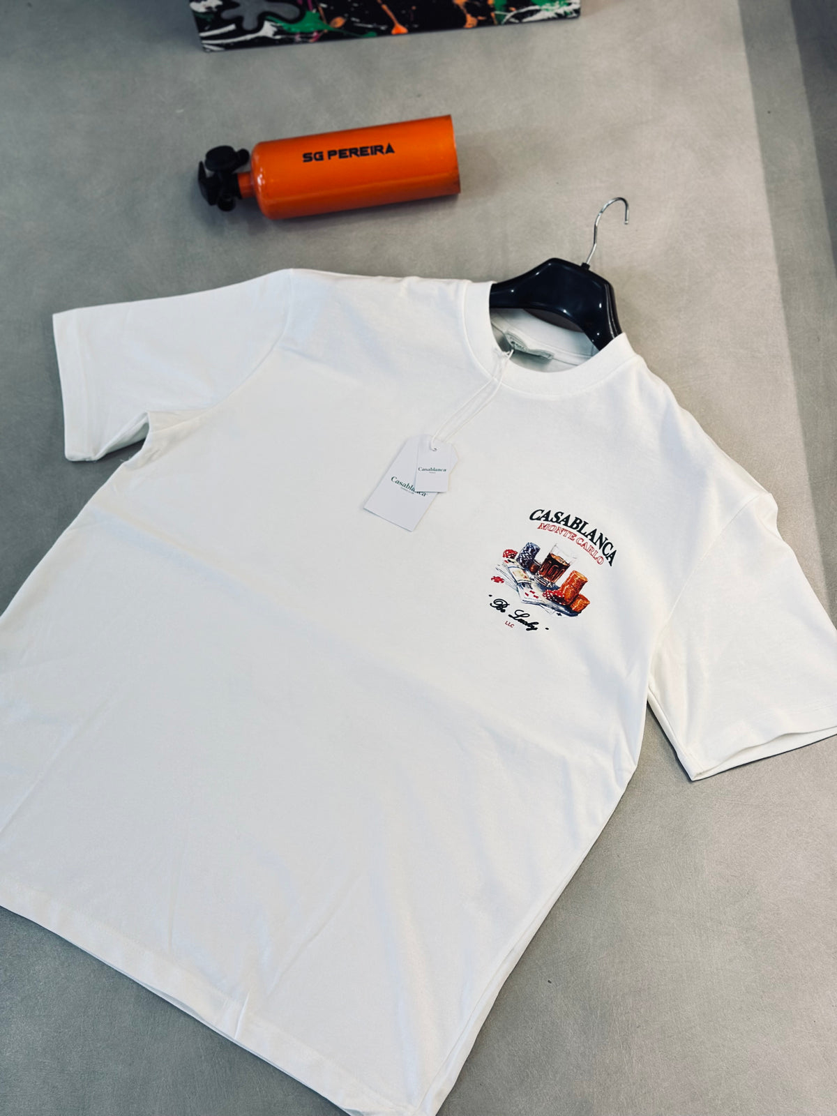 CAMISETA OVERSIZE CAS BLANCA MONTECARLO