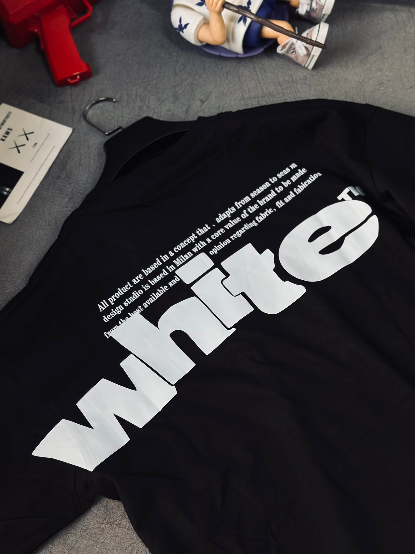 CAMISETA OVERSIZE OFF NEGRA OFFW BLANCO