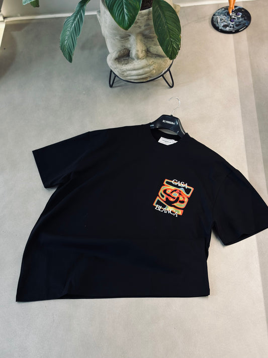CAMISETA OVERSIZE CAS NEGRA COLORES