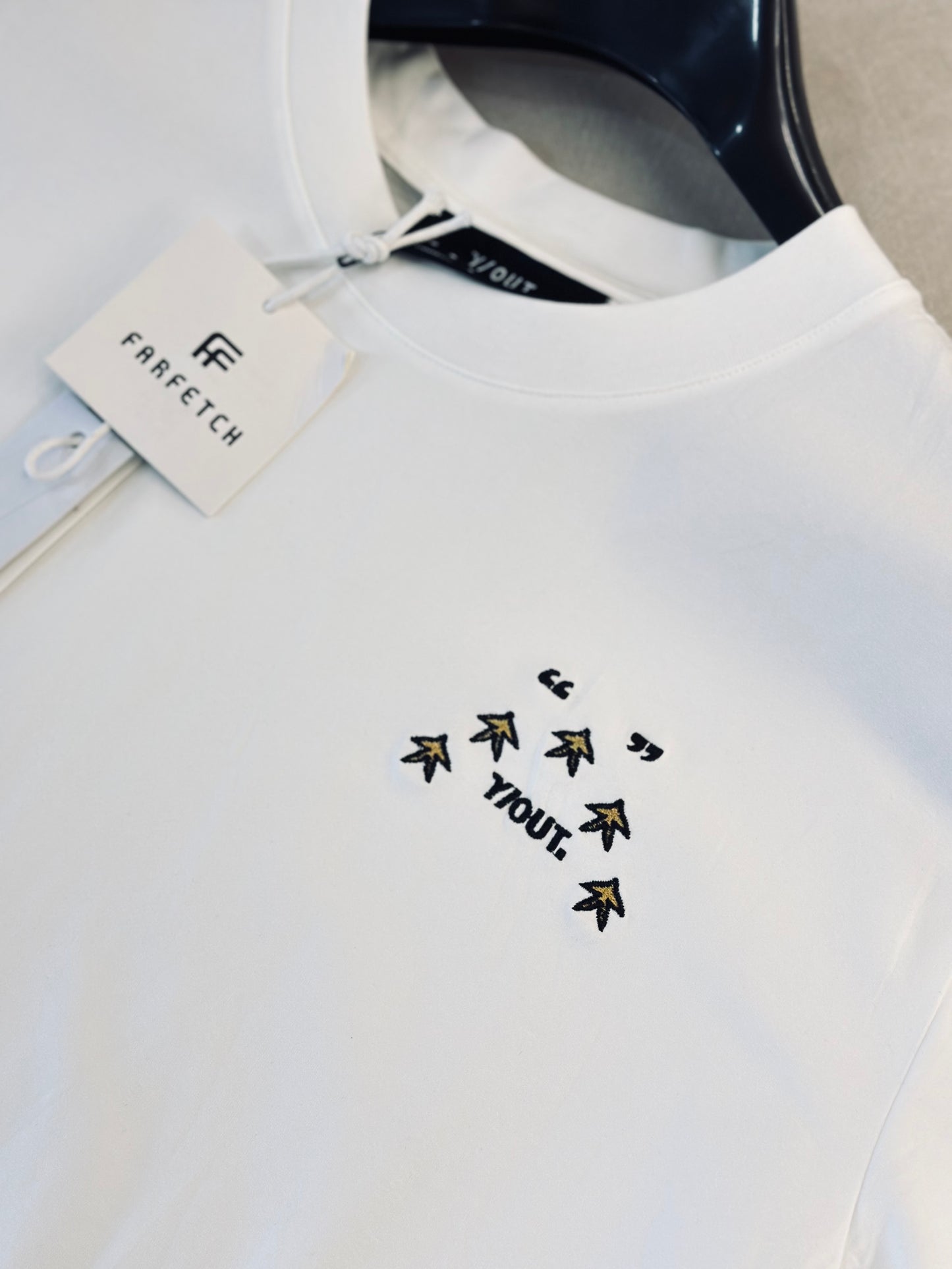 CAMISETA SLIM YOU BLANCA ESTRELLAS TEJIDO
