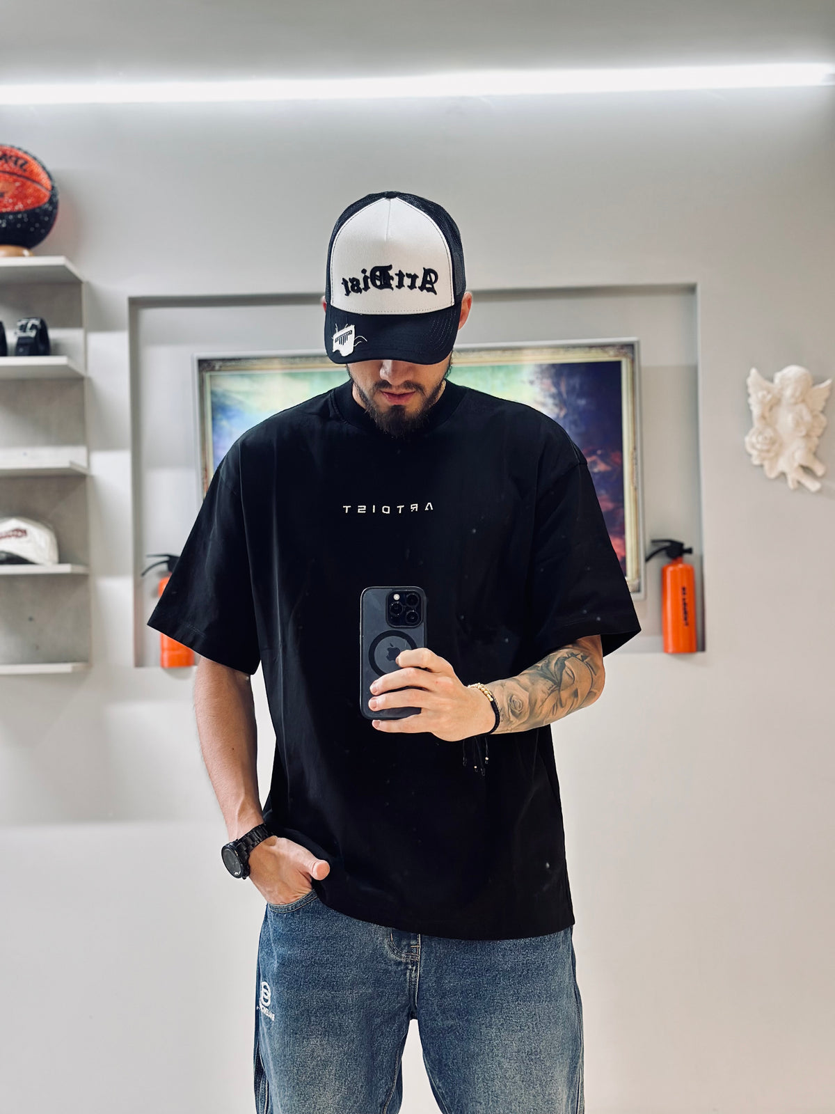 GORRA ARTD NEGRA PATCH