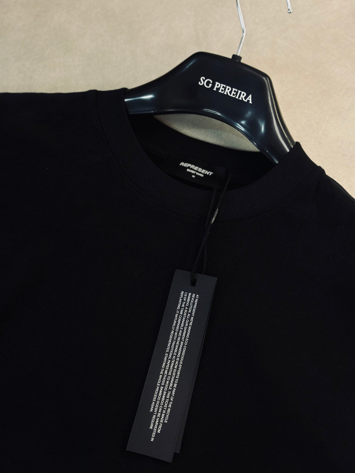 CAMISETA OVERSIZE REP NEGRA BASICA