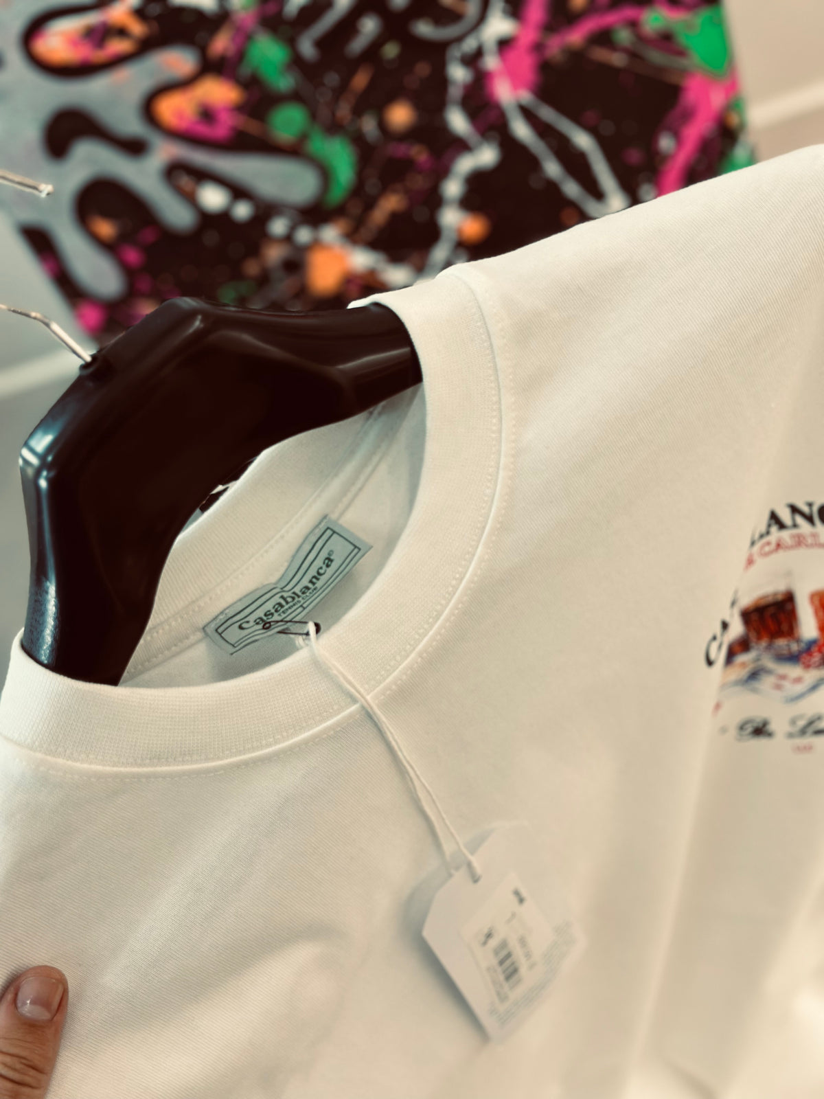 CAMISETA OVERSIZE CAS BLANCA MONTECARLO