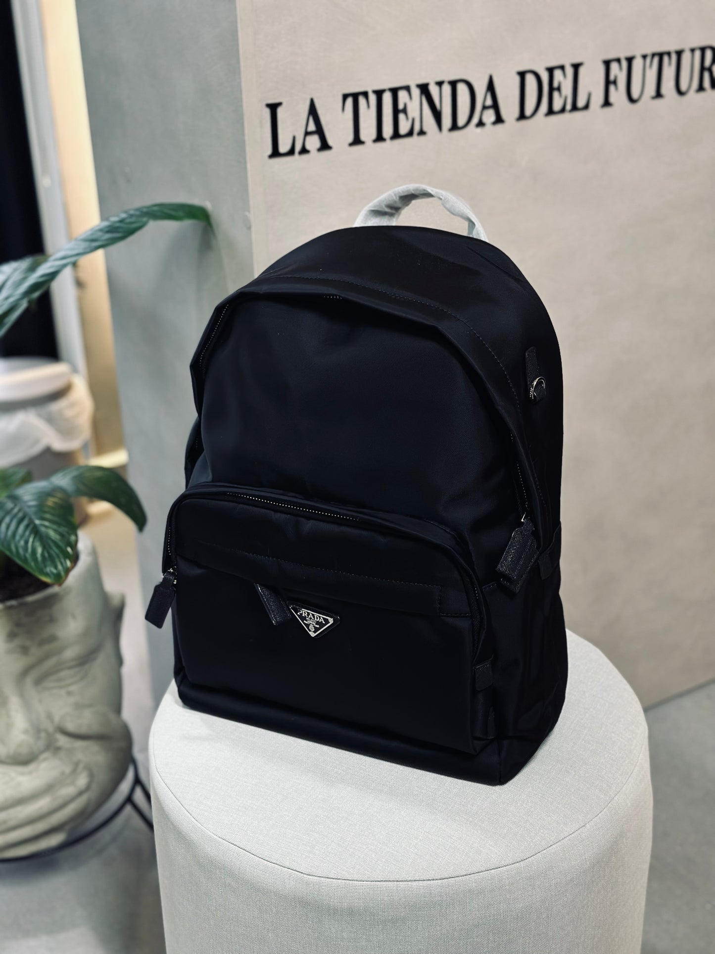 BOLSO PRA NEGRO CLASICO PLACA