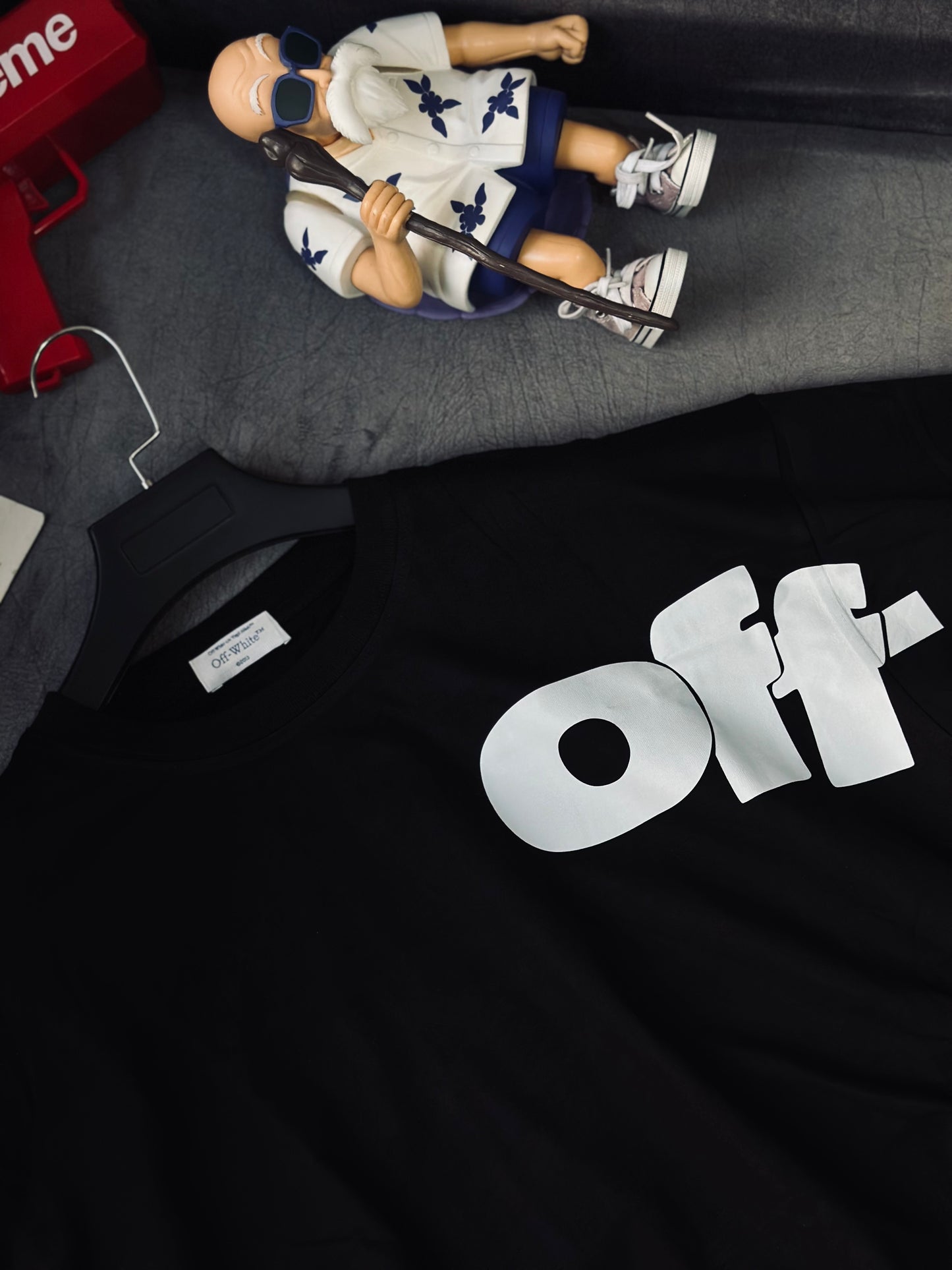 CAMISETA OVERSIZE OFF NEGRA OFFW BLANCO