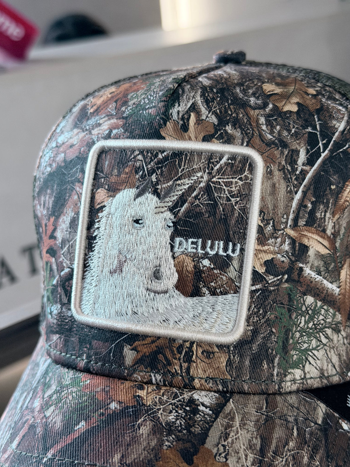 GORRA GOO VERDE CAMUFLAJE UNICORNIO