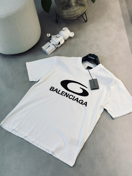 CAMISETA OVERSIZE BAL BLANCA LOGO CUERINA