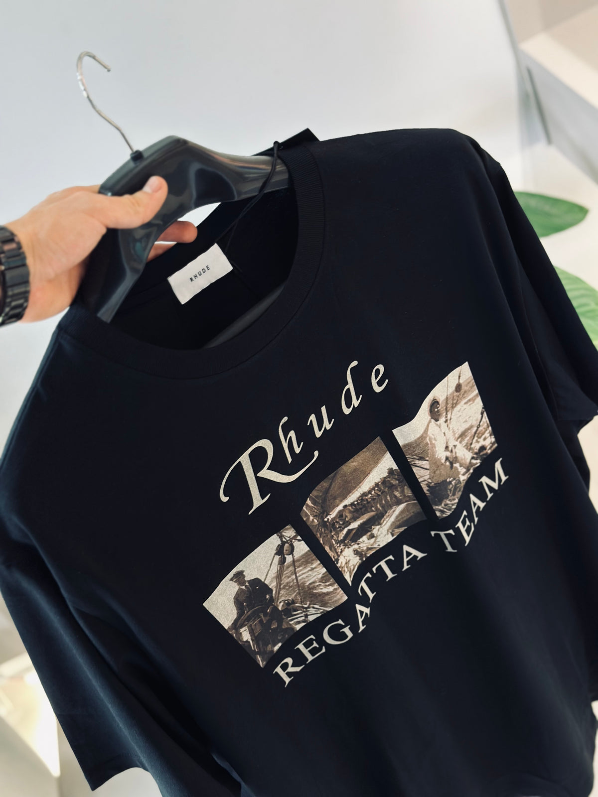CAMISETA OVERSIZE RHU NEGRA TEAM REGATTA