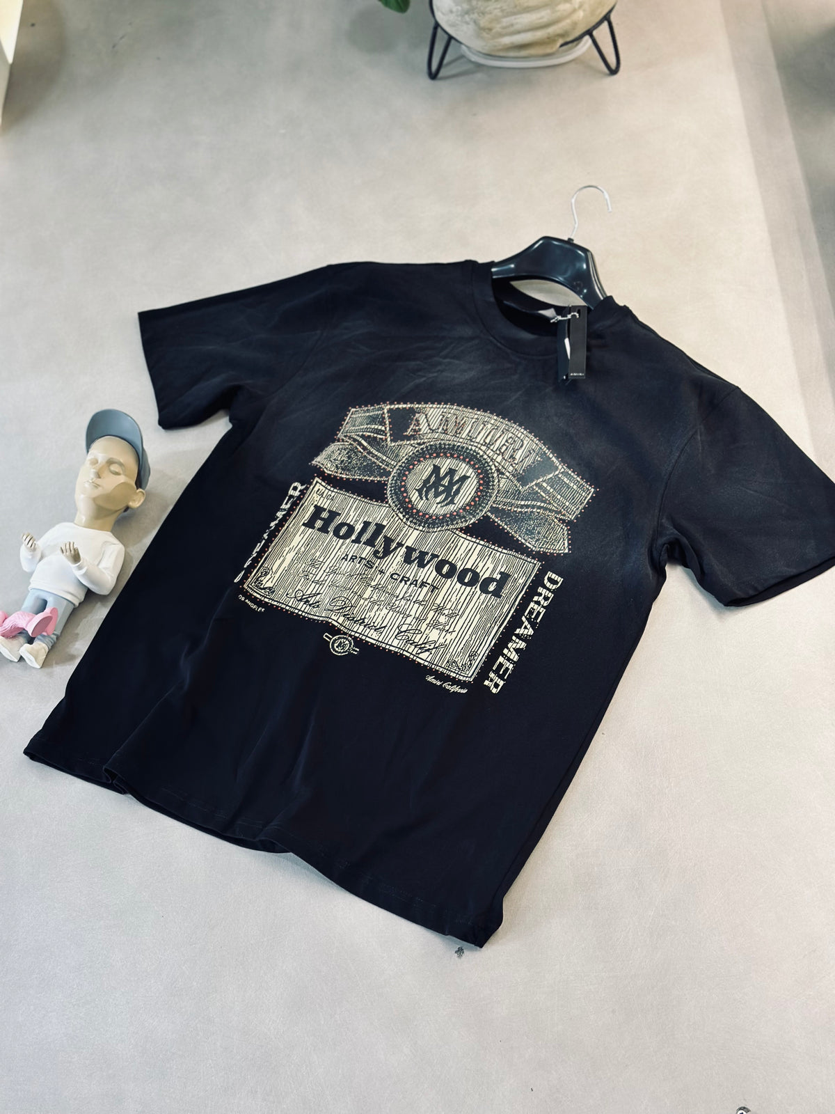 CAMISETA OVERSIZE AMI GRIS ARTS+CRAFT