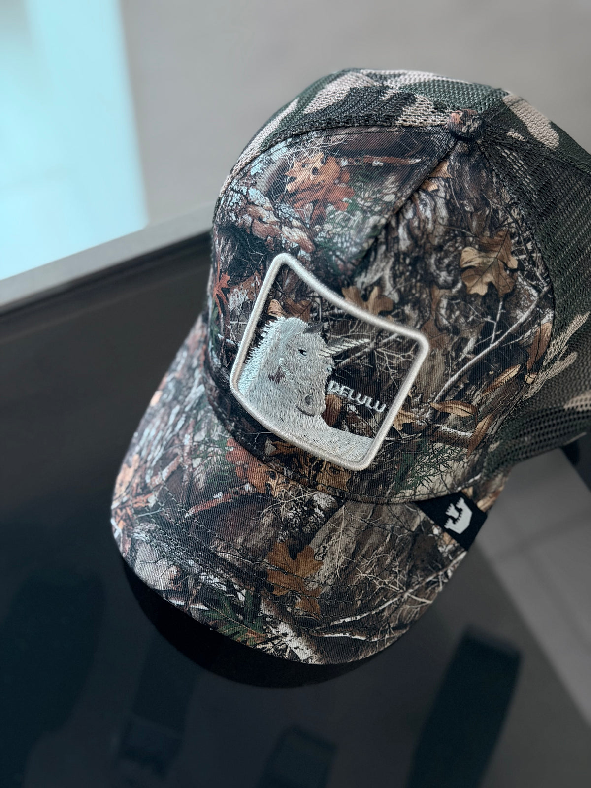 GORRA GOO VERDE CAMUFLAJE UNICORNIO