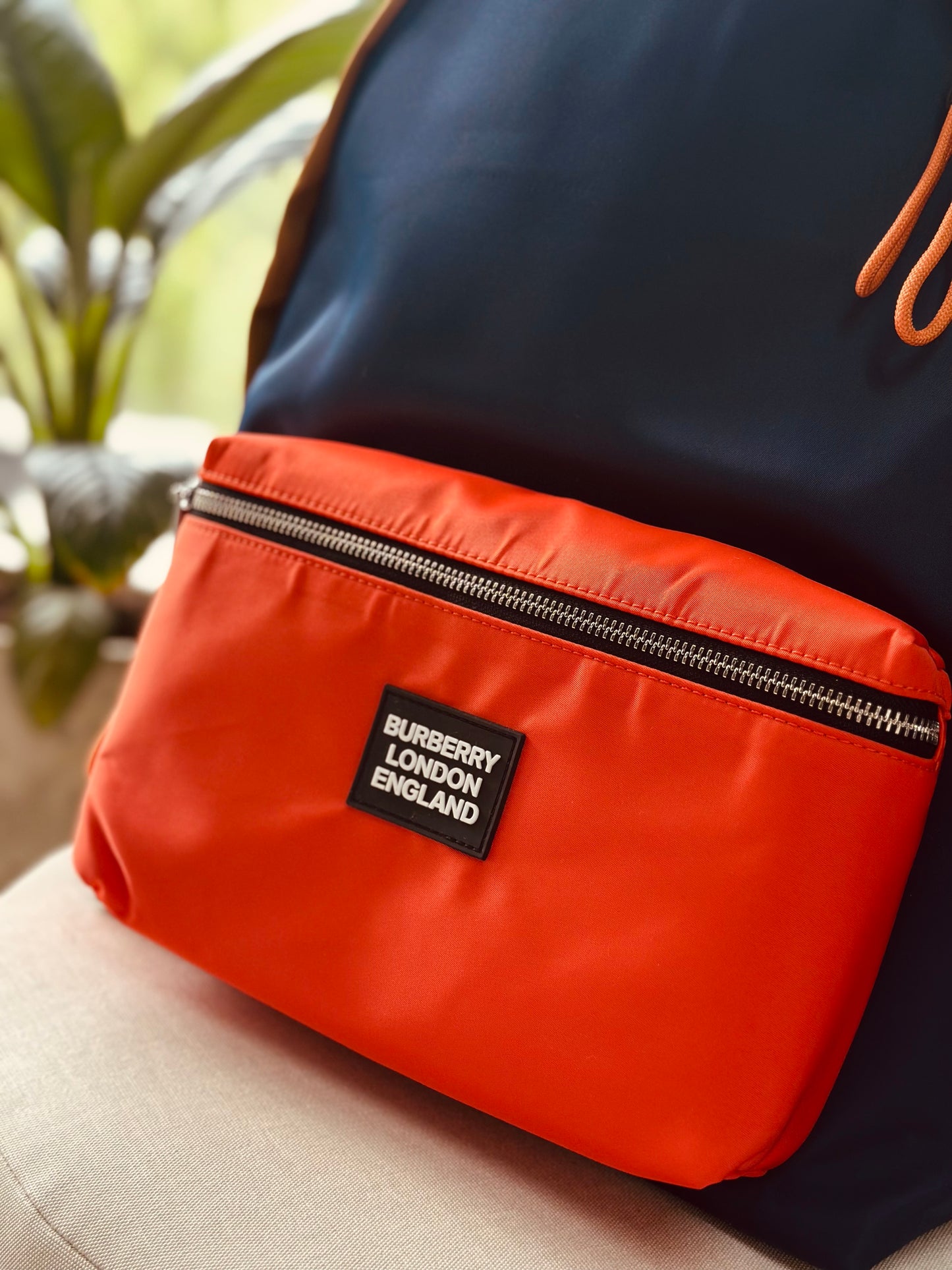 BOLSO BUR AZUL OSCURO LONDON ENGLAND