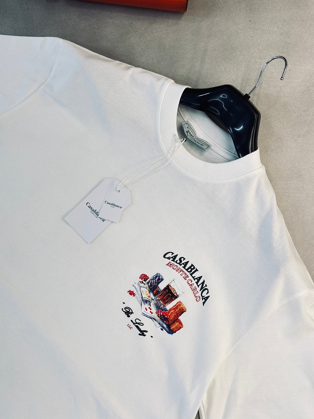 CAMISETA OVERSIZE CAS BLANCA MONTECARLO
