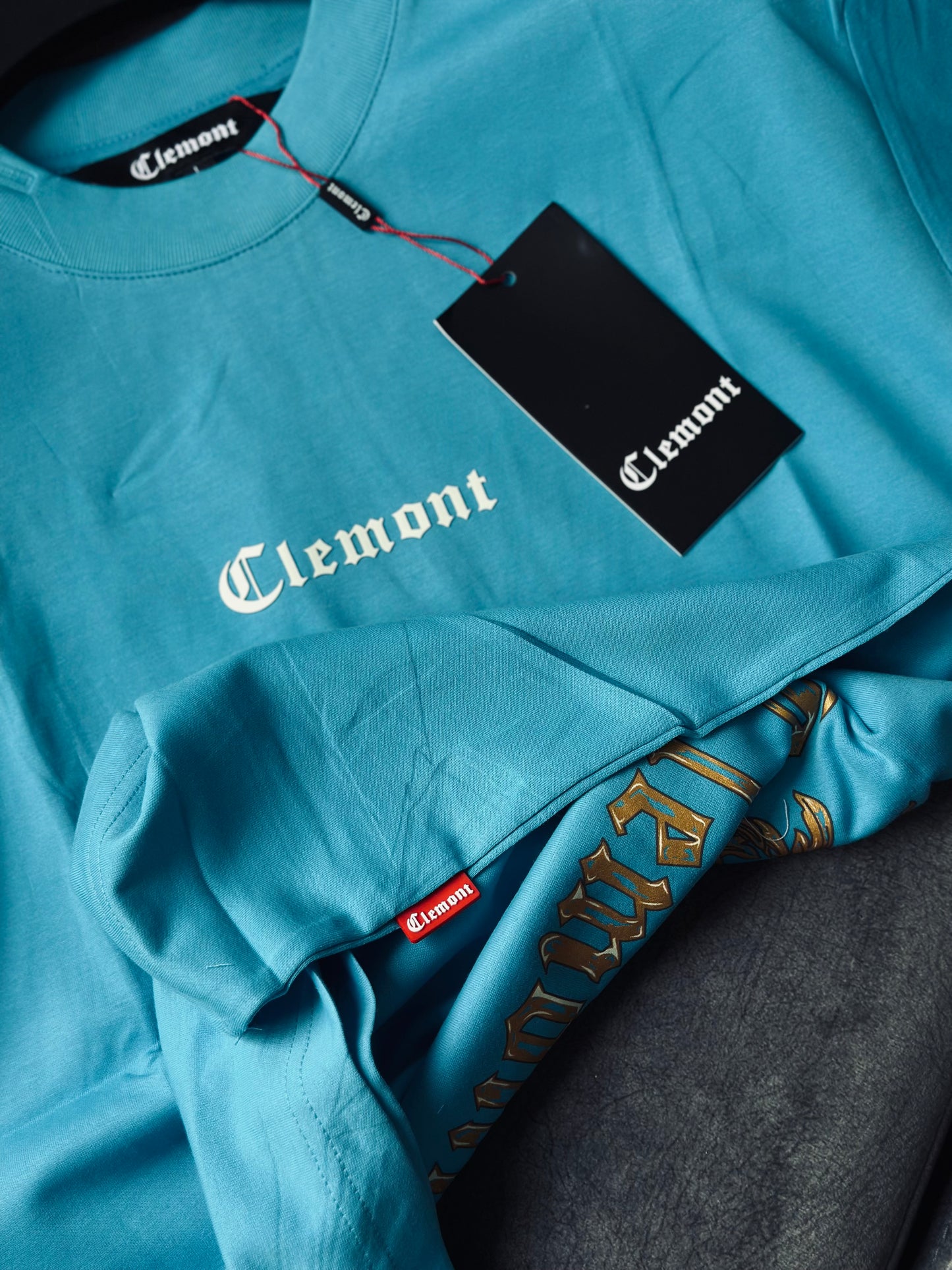 CAMISETA SLIM CLE AZUL CLASICO