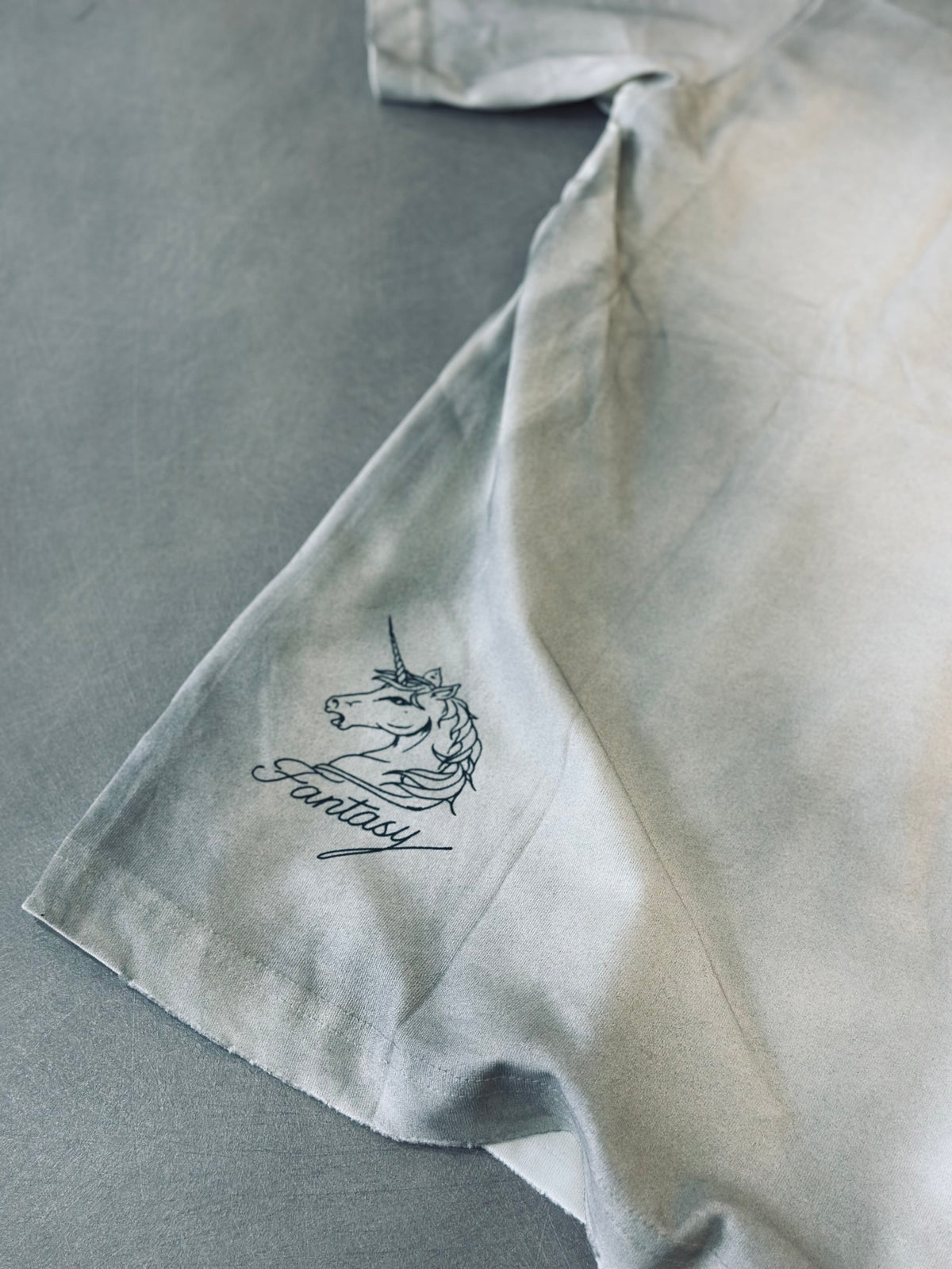 CAMISETA OVERSIZE BAL CREMA DESGASTE PARIS