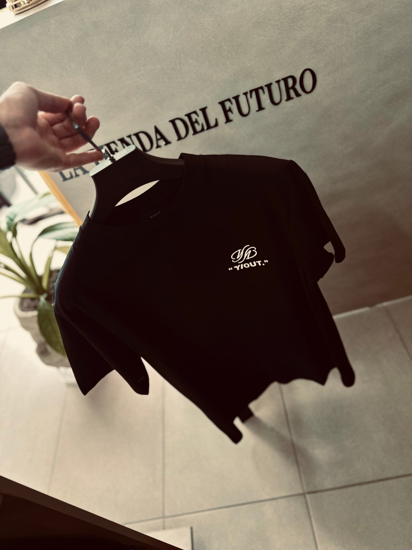 CAMISETA SLIM YOU NEGRA YY 3D