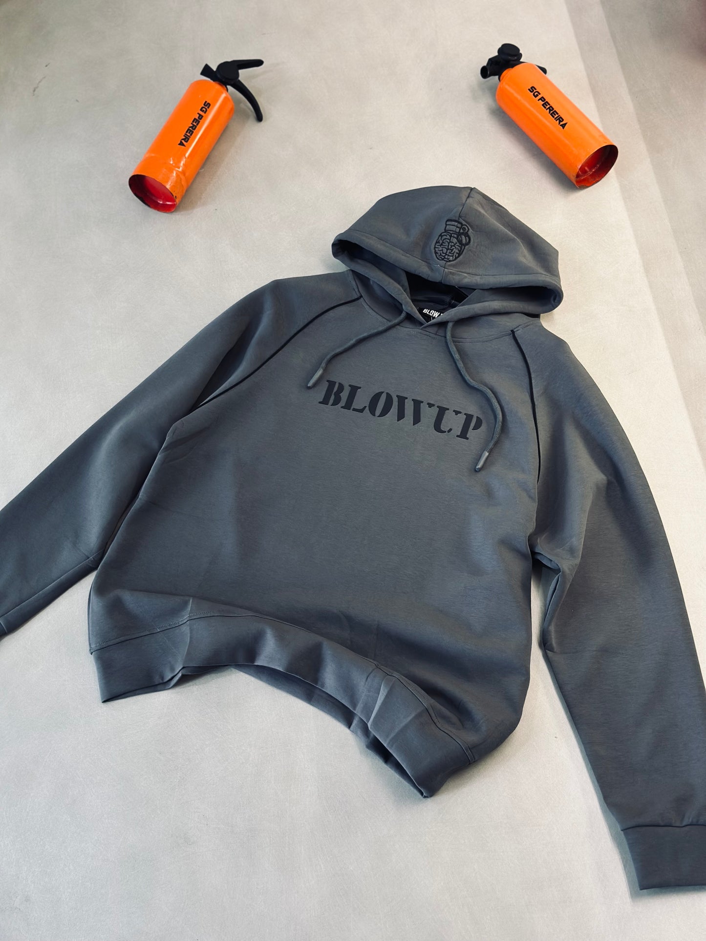 HOODIE BLO GRIS GRANADA CAPOTA