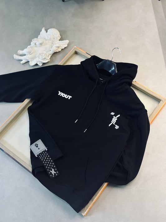 HOODIE YOU NEGRO CLASIC YOU BLANCO