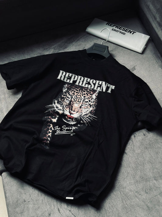 CAMISETA OVERSIZE REP NEGRA TIGRE