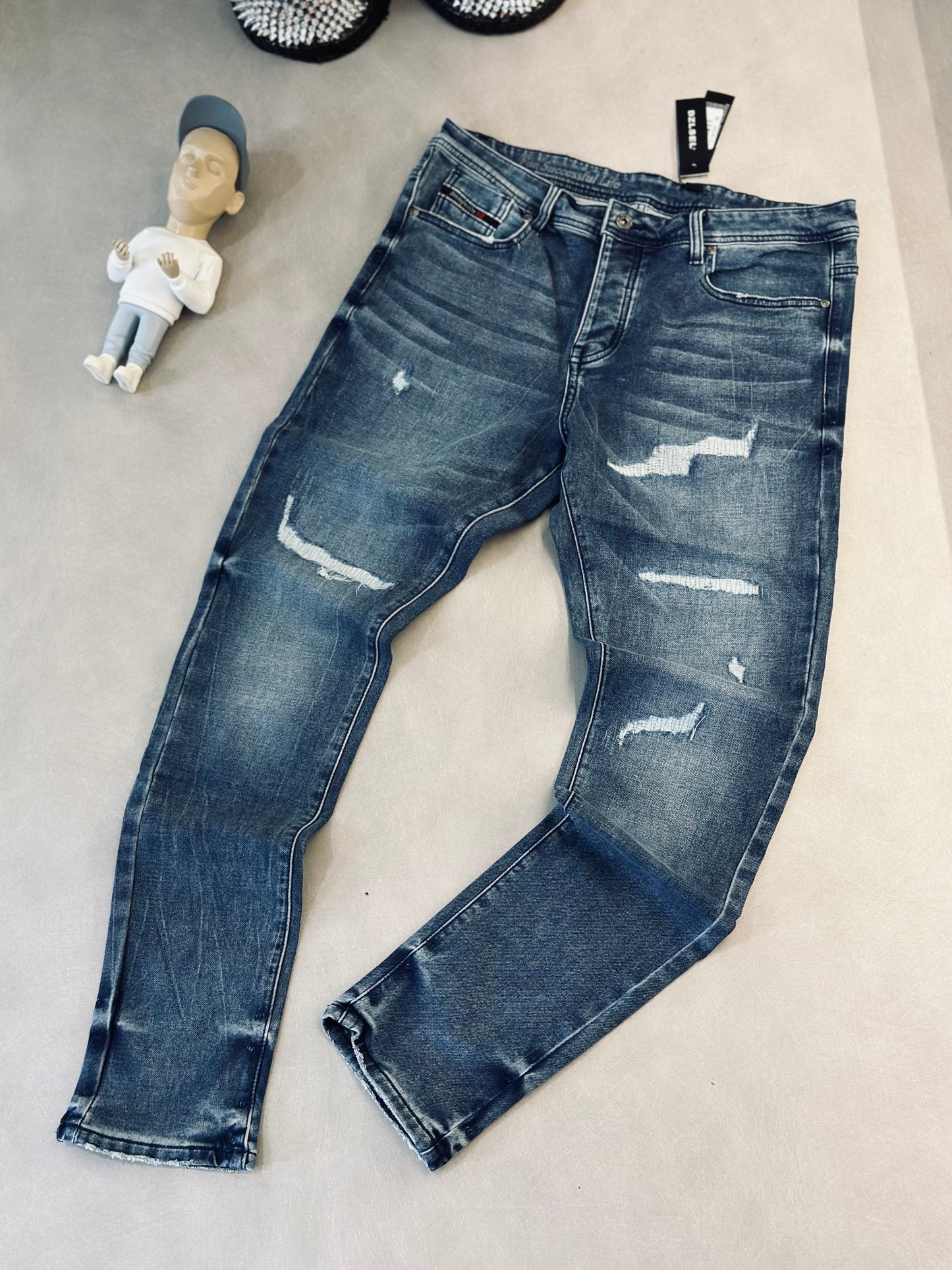 JEAN DIE AZUL SKIN DESGASTE