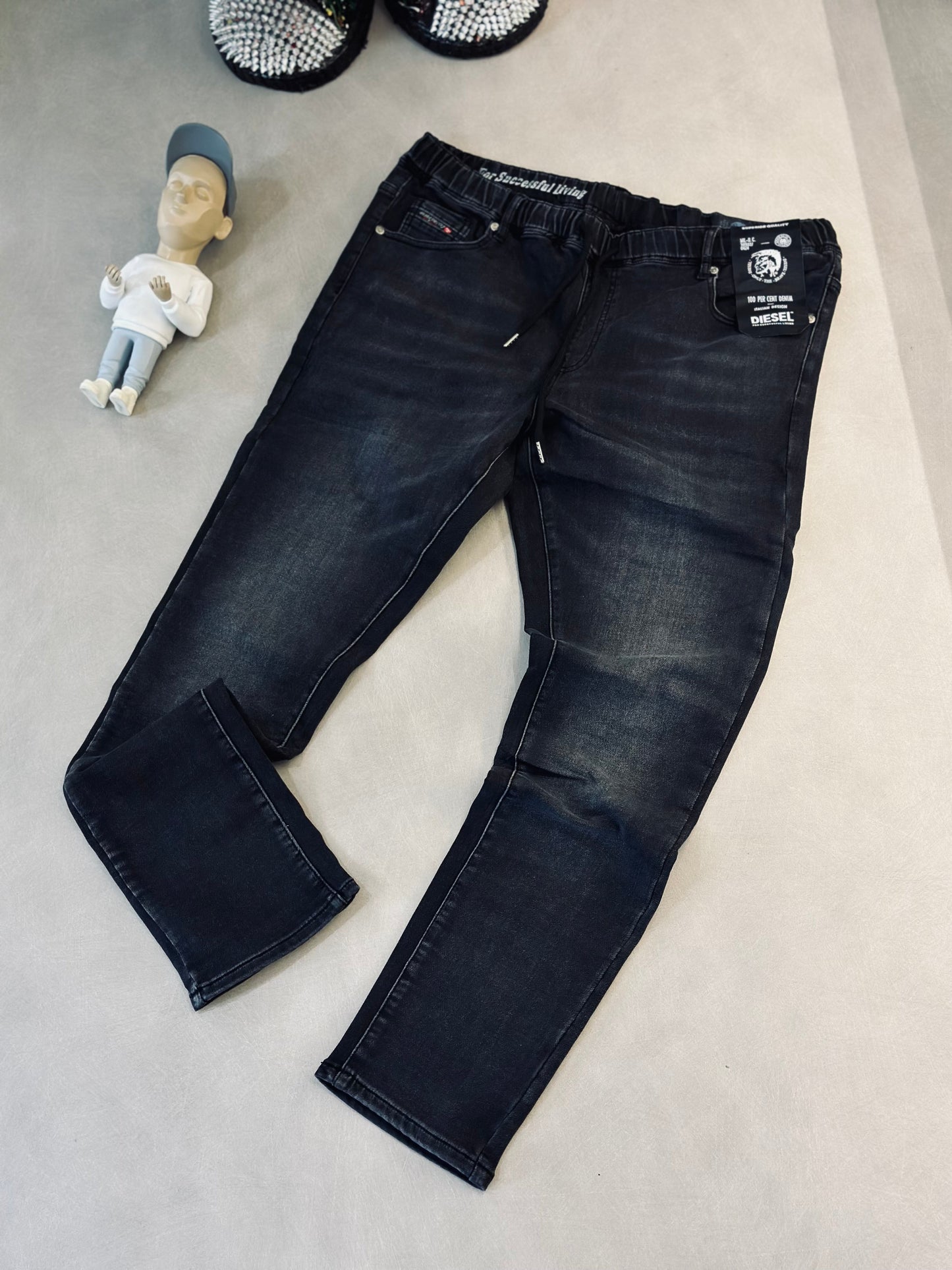 JEAN DIE NEGRO SKIN CORDON