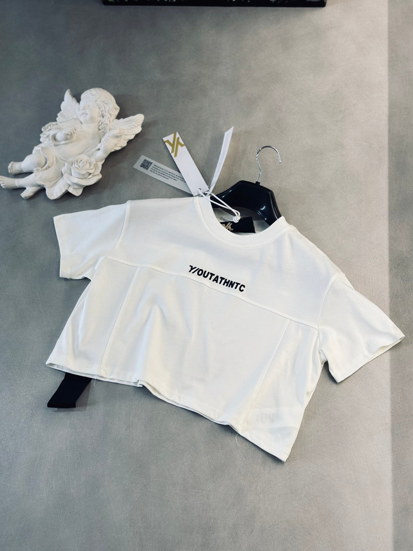 CROPTOP OVERSIZE YOU CREMA ATHNTC